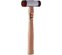 THOREX marteau avec inserts en polyuréthane, rond (Ø) 38 mm, 675 g, avec manche en bois