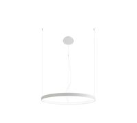 Lampe suspendue lampe de salon suspension blanche LED lampe de chambre anneau 78 cm