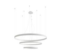 Thoro lighting Suspension RIO triple anneaux - Blanc