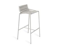 Thorup Copenhagen Noel Tabouret de Bar Acier Inoxydable/ Gris Laine Haute