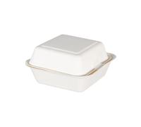Thouy Boîtes à Burger carrées en Fibres végétales 450 ML par 50
