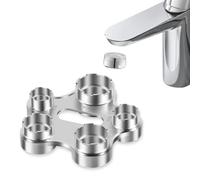 THQAE 1 Pcs mousseur robinet, mousseur, clé robinet, Clé Universelle aérateurs/Mousseurs Caché, 10 Tailles e montage et Démontage arboteuse pour Robinet M16/M18/M22/M24/M28