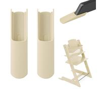 THQAE 2 Pcs Protection Anti-Basculement pour Chaise Haute Stokke Tripp Trapp, Kit de Patins Rallongés comme Accessoire, Couvre-Pieds de Sécurité et Prolongateur de Jambe