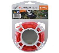 Thread Nylon Stihl Rond Rouge 2,7 X 9 M Pour Coupe Bordures Et Débroussailleuse