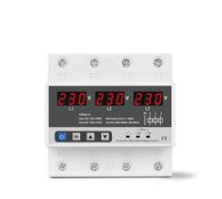 Three Phase Adjustable Over and Under Voltage Protector 3 Phase Automatic Recovery Protective Device Reset 63A 380V EKFBQBGW
