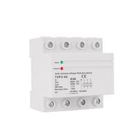 Three Phase Over Under Voltage Protector 3 Phase Automatic Recovery Protective Device Surge Protection Relay Reset 63A 60A 380V EKFBQBGW