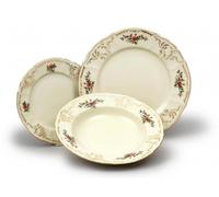 Thun 1794 Bernadotte, set d'assiettes, château, Thun, 18 d.