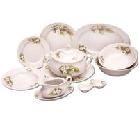 Thun 1794 Constance, ensemble de salle à manger, marguerites, Thun, 25 pcs