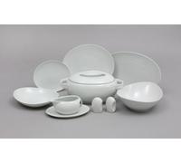 Thun 1794 Loos, service de table, porcelaine tchèque, blanc, Thun, 24 d.