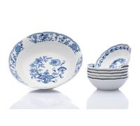 Thun 1794 Service de compote, porcelaine tchèque, Natalie, oignon, Thun, 7 d.