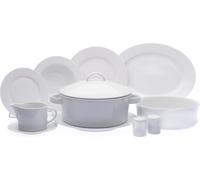 Thun 1794 Service de table, blanc, porcelaine tchèque, Ella, Thun, 27 d.