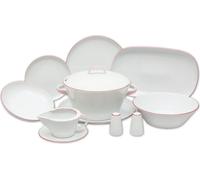 Thun 1794 Tom, service de table, porcelaine tchèque, ligne rouge, Thun, 25 d.