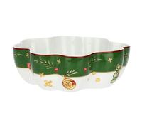 THUN, Bol en forme de trèfle en porcelaine, version petite, collection de surprises de Noël, bol de collection, idée cadeau pour Noël, Ø 13 cm, 5 cm h
