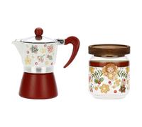 THUN - Ensemble cafetière et pot à café, 400 ml, collection Surprises de Noël
