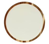 THUN LA Porcelaine Blanche - Plateau Rond 25,4 x 25,4 x 1,9 cm Libeccio
