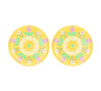 THUN Lot de 2 assiettes plates en mélamine Florianne Spring