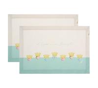 Thun Lot de 2 Sets de Table Anti-Taches pour Printemps, Tissu, 33 x 45 cm
