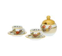 THUN - Lot de 2 Tasses à café et sucrier Country