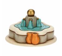 THUN - Nativité 2022 - Figurine crèche en céramique décorée à la Main - Ligne crèche Classique - 12 x 12 x 7 cm h