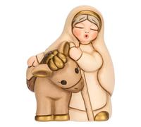 Thun Nativité avec âne en céramique, crèche Classique, Beige | Céramique