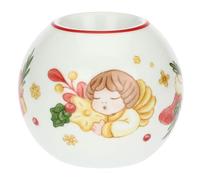 THUN, Porte-thé en Forme de Boule de Noël en Porcelaine, Collection de Surprises de Noël, Porte-thé de Collection, idée Cadeau pour Noël, 10 x 8,7 cm