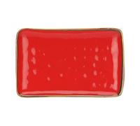 THUN ROSE & TULIPANI Plateau rectangulaire 20 x 13 cm Concerto Corail