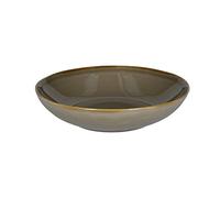 THUN Rose & Tulipes Assiette Creuse Concert Gris Taupe