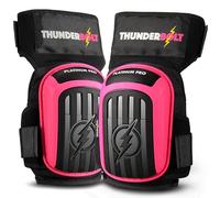 Thunderbolt Genouillères professionnelles avec coussin en gel confortable pour le travail, l'artisanat, les revêtements de sol, genouillères de jardin avec sangles antidérapantes solides
