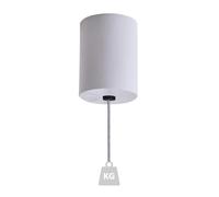 THYXGS Système Manuel De Levage Et De Suspension pour Lustre, Dispositif Rétractable De Levage D'éclairage, Rétraction Automatique du Câble, Positionnement White 1.5-2.1 kg