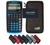 TI-30 ECO RS avec Housse de Protection WYNGS incluse Noir - Calculatrice Scientifique - Pack de Base