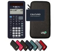 TI-30X Plus MathPrint avec Housse de Protection WYNGS incluse Gris Foncé - Calculatrice Scientifique - Pack de Base