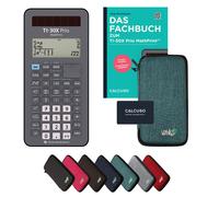 TI-30X Prio MathPrint avec housse de protection Turquoise et manuel (80 pages, DIN A5) - Calculatrice scientifique - Smart Set