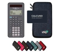 TI-30X Prio MathPrint avec Housse de Protection WYNGS incluse Bleu - Calculatrice Scientifique - Pack de Base