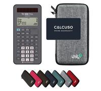 TI-30X Prio MathPrint avec Housse de Protection WYNGS incluse Gris Clair - Calculatrice Scientifique - Pack de Base