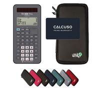TI-30X Prio MathPrint avec Housse de Protection WYNGS incluse Noir - Calculatrice Scientifique - Pack de Base