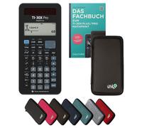 TI-30X Pro MathPrint avec housse de protection Noir et manuel (132 pages, DIN A5) - Calculatrice scientifique - Smart Set