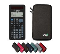 TI-30X Pro MathPrint avec Housse de Protection WYNGS incluse Gris Foncé - Calculatrice Scientifique - Pack de Base