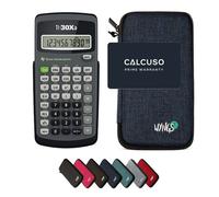 TI-30Xa avec Housse de Protection WYNGS incluse Bleu - Calculatrice Scientifique - Pack de Base