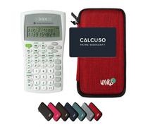 TI-30XIIB avec Housse de Protection WYNGS incluse Rouge - Calculatrice Scientifique - Pack de Base