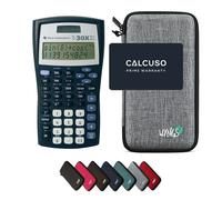 TI-30XIIS avec Housse de Protection WYNGS incluse Gris Clair - Calculatrice Scientifique - Pack de Base