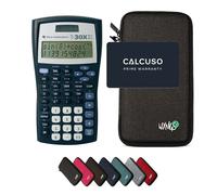 TI-30XIIS avec Housse de Protection WYNGS incluse Gris Foncé - Calculatrice Scientifique - Pack de Base