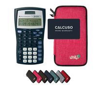 TI-30XIIS avec Housse de Protection WYNGS incluse Rose - Calculatrice Scientifique - Pack de Base
