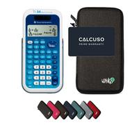 TI-34 MultiView avec Housse de Protection WYNGS incluse Gris Foncé - Calculatrice Scientifique - Pack de Base