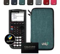 TI-82 Advanced Edition Python avec Housse de Protection WYNGS incluse Turquoise - Calculatrice Graphique - Pack de Base