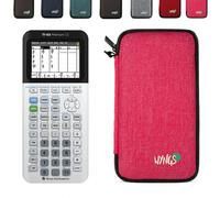 TI-83 Premium CE avec Housse de Protection WYNGS incluse Rose - Calculatrice Graphique - Pack de Base