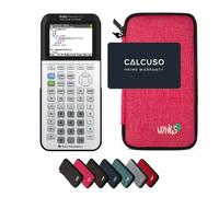 TI-83 Premium CE Edition Python avec Housse de Protection WYNGS incluse Rose - Calculatrice Graphique - Pack de Base