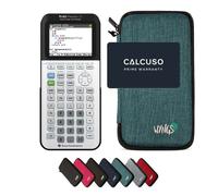 TI-83 Premium CE Edition Python avec Housse de Protection WYNGS incluse Turquoise - Calculatrice Graphique - Pack de Base