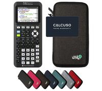 TI-84 Plus Ce -T Python Edition avec Housse de Protection WYNGS incluse Gris Foncé - Calculatrice Graphique - Pack de Base