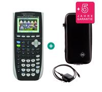 TI 84 Plus Colour Silver Edition $ BUNDLE: Ladegerät + Schutztasche + erweiterte Garantie