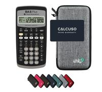 TI-BA II Plus avec Housse de Protection WYNGS incluse Gris Clair - Calculatrice Financière - Pack de Base